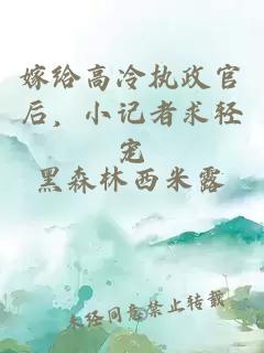 嫁給高冷執政官后，小記者求輕寵